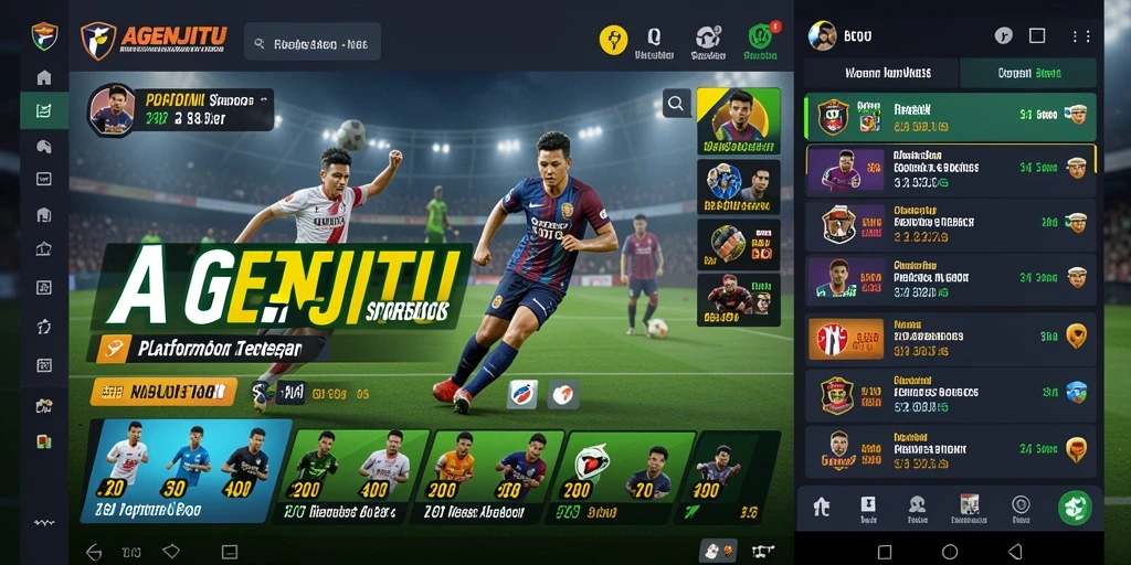 Tampilan gameplay AGENJITU dengan fitur taruhan langsung yang menarik.