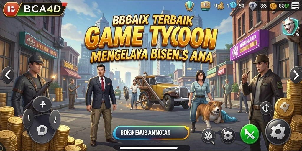 Screenshot permainan BBCA4D menampilkan strategi manajemen bisnis yang seru.