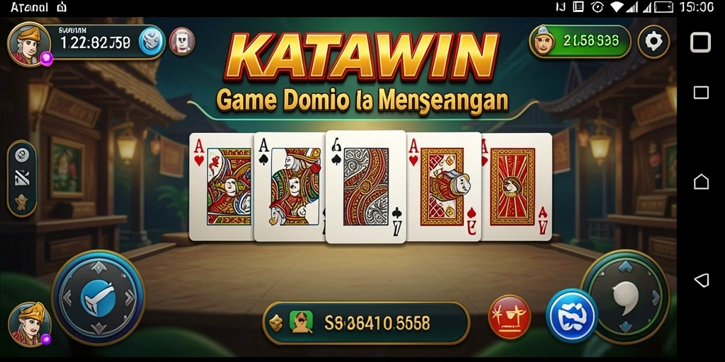 Tampilan aksi seru dalam gameplay KATAWIN yang menarik.