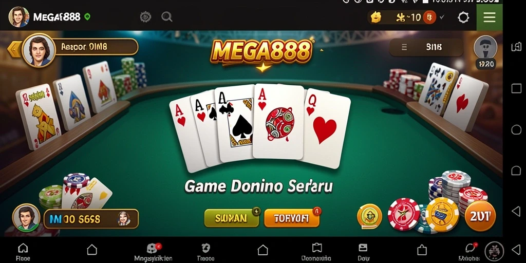 Tampilan gameplay MEGA888 yang menarik dan interaktif.