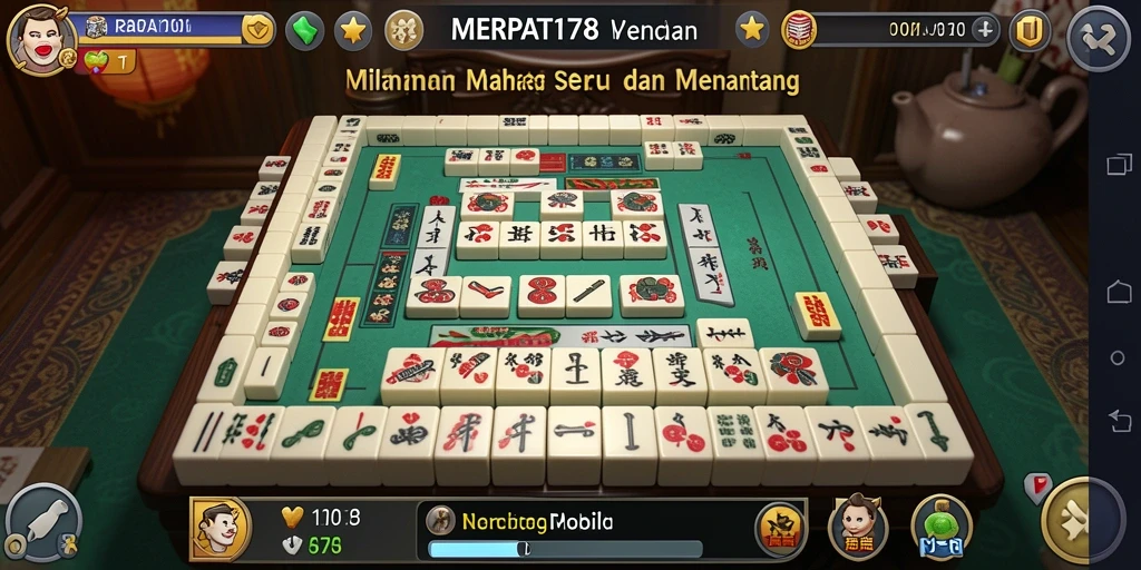 Screenshot gameplay MERPATI178 menampilkan suasana permainan Mahjong yang seru.